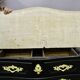 Curved Chest of Drawers in Black Lacquered Finish