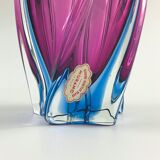 Mid-century twisted Murano glass vase