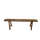 Antique wooden farm bench