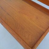 Large teak bar cart from Tarm Stole Møbelfabrik, Denmark, 1960s.