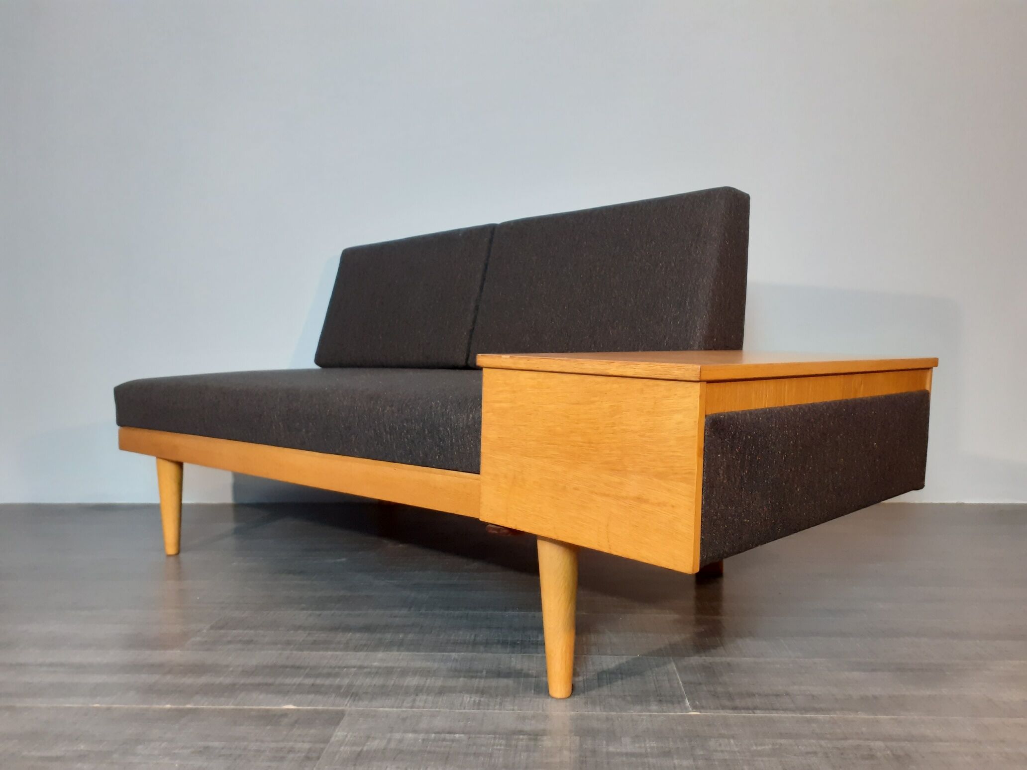 Daybed Svanette in oak by Ingmar Relling, Vintage Norwegian 1960s