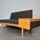 Daybed Svanette in oak by Ingmar Relling, Vintage Norwegian 1960s