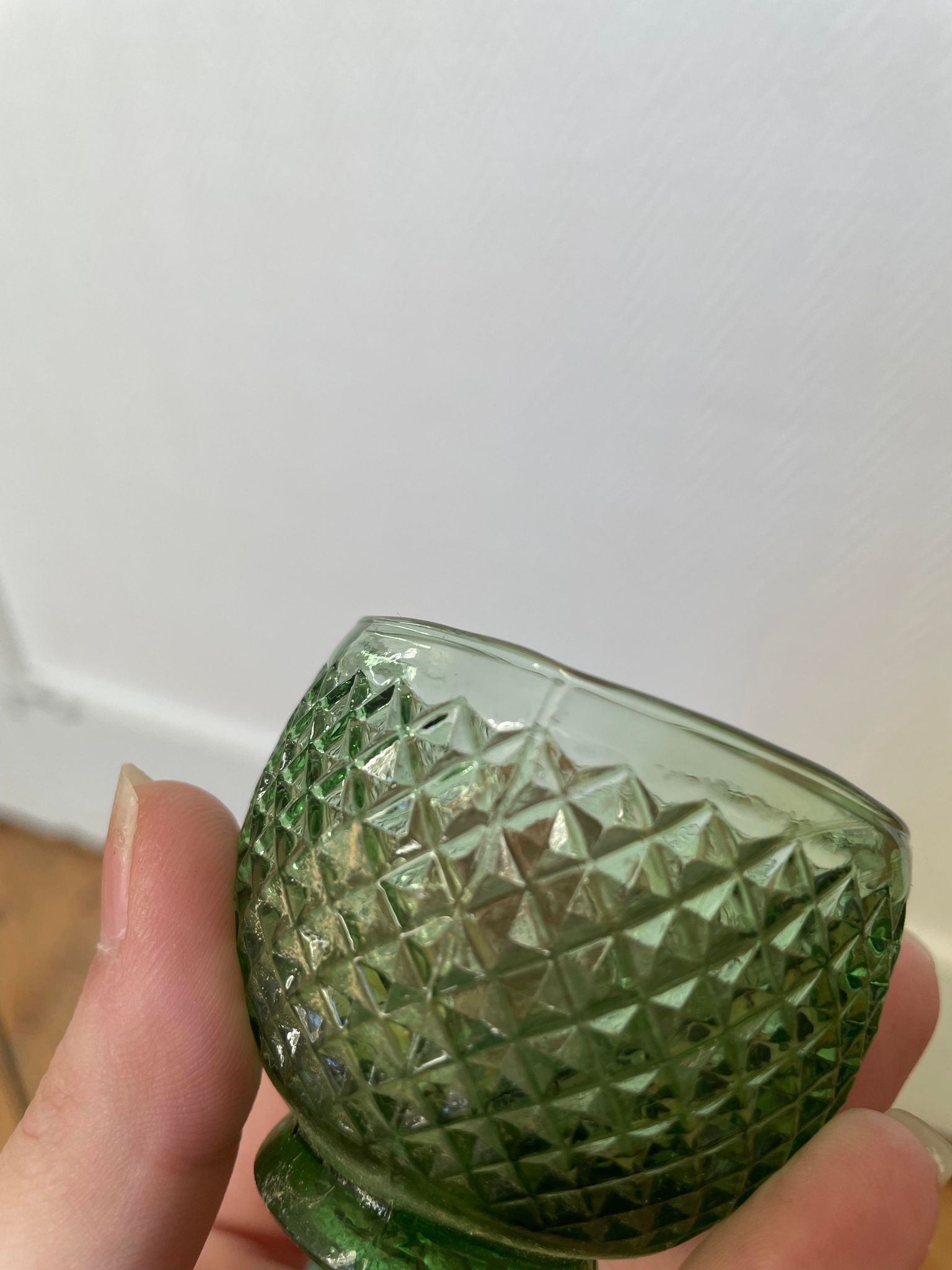 Carafe and polished glasses Made in Italy
