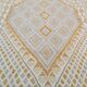 Traditional hand-woven carpet in pure wool 114x200cm