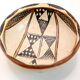 Berber dish with abstract patterns Sejnane Tunisia