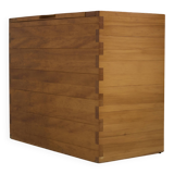 Large chest Maison Regain in solid pine Vintage Circa 1975