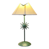 Lampe motif soleil vert