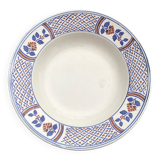 Assiette ancienne terre de fer luneville