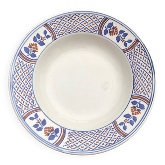 Old iron earth Luneville plate