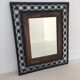 Artisanal wrought iron mirror