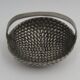 Basket tin braided deco vintage table