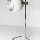 Lampe eyeball corail monteuse Disderot vintage 1960