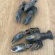 Decorative bronze crayfish