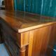 Commode empire en noyer d'epoque du xix ème siecle