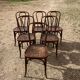 Set de 6 chaises bistrot japy frères