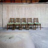 Suite of 5 vintage chairs