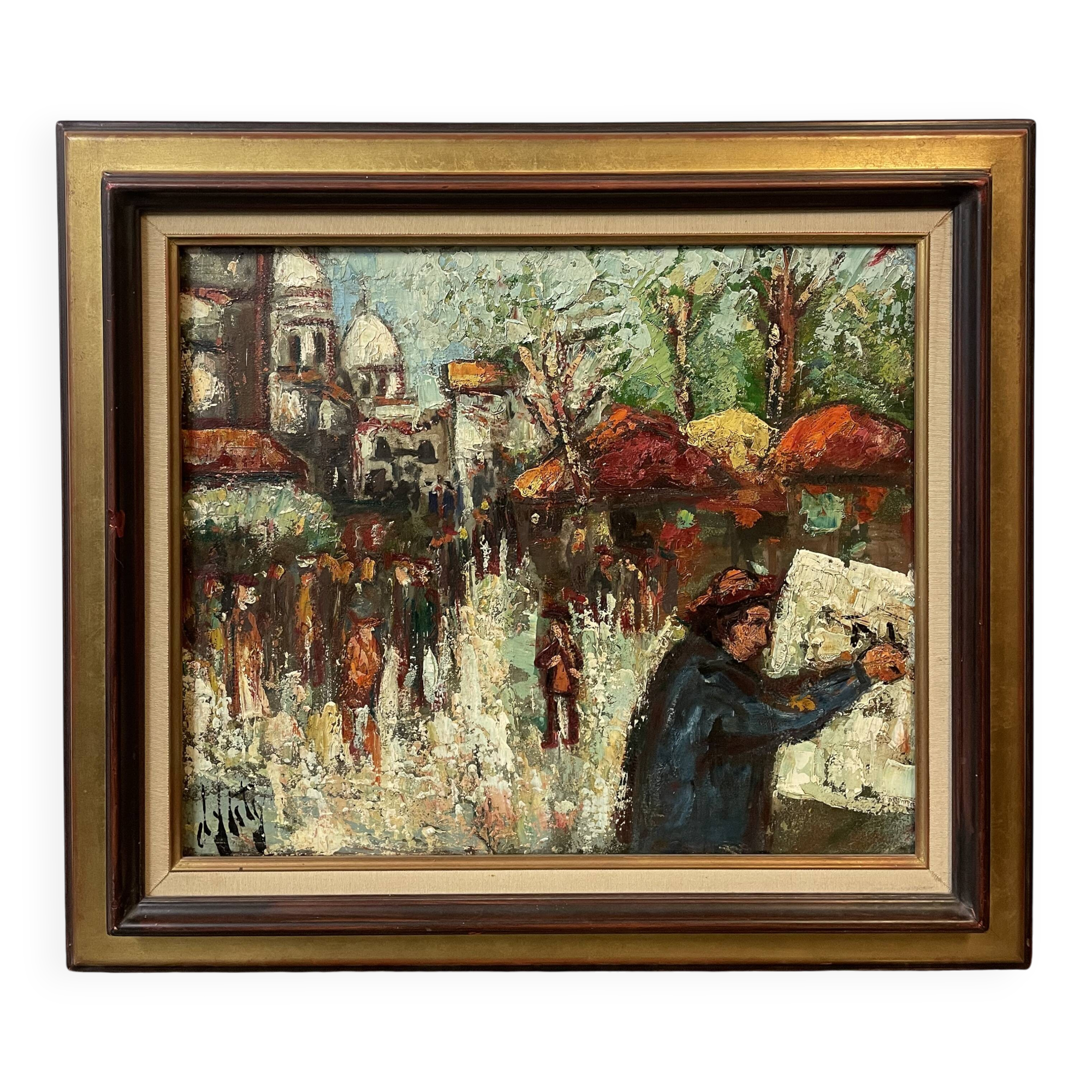 Henry Maurice D'Anty "Snow in Montmartre"