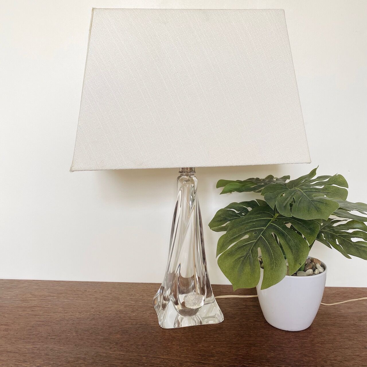 Transparant Val Saint Lambert Lamp