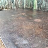 Industrial metal coffee table