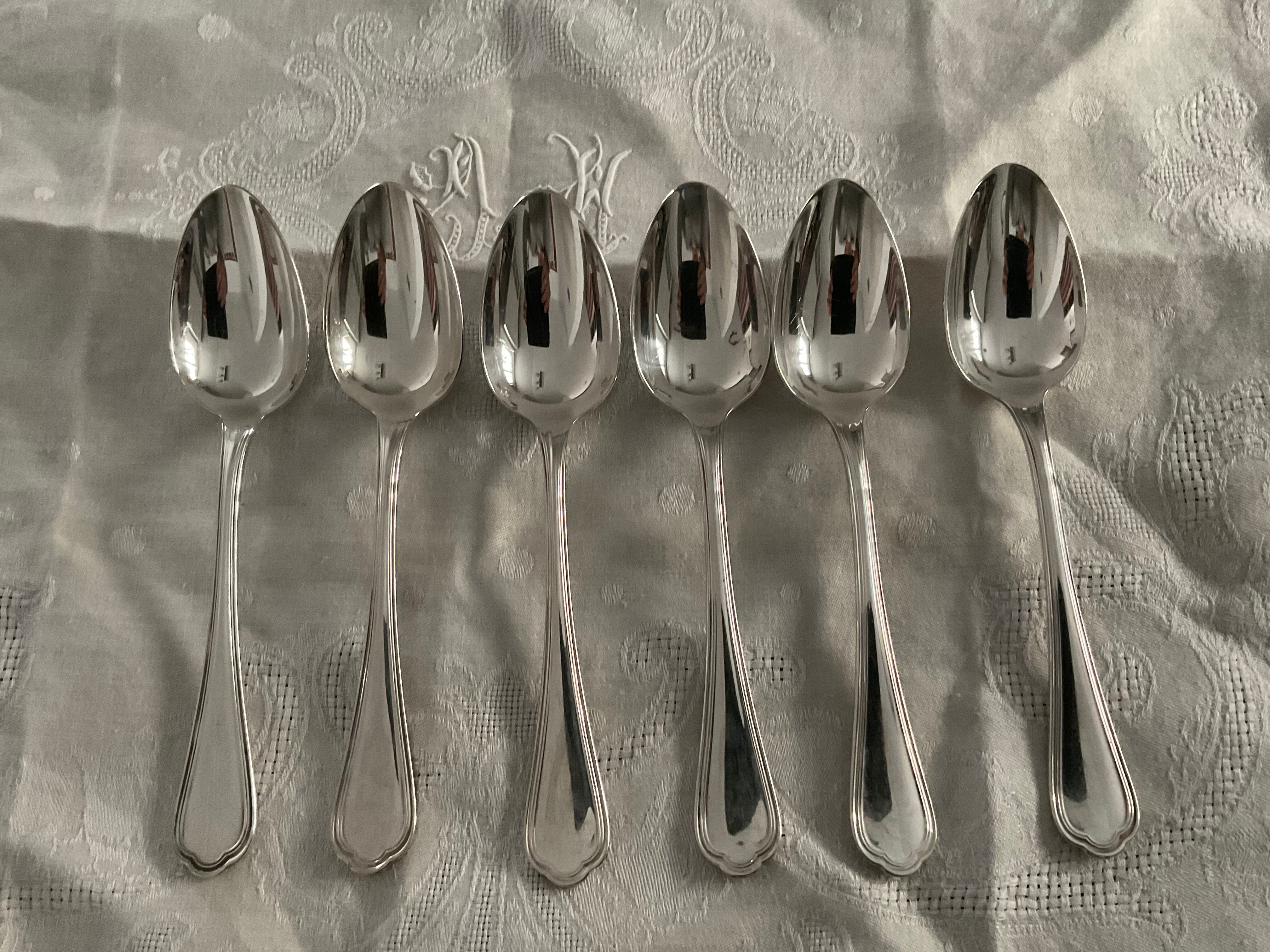 6 tablespoons, Christofle, Spatours