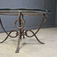 Table basse en fer forgé par René Drouet, années 1940.