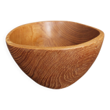 Vintage wooden fruit bowl