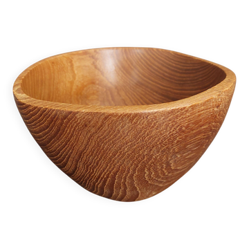 Coupe à fruits en bois vintage