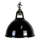 Vintage Industrial Black Painted Pendant Lamp