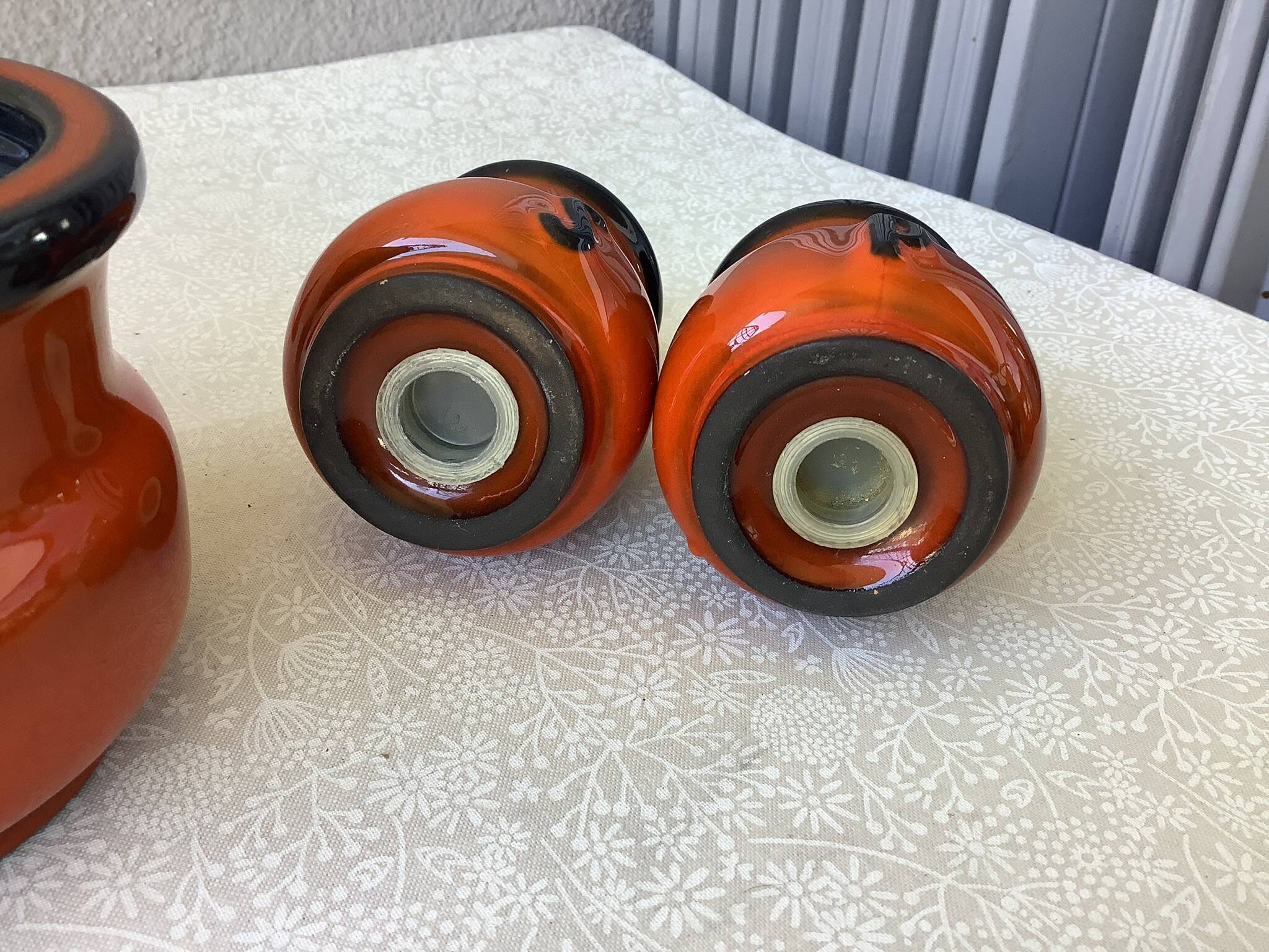 Salt service pepper mustard verceram ceramic