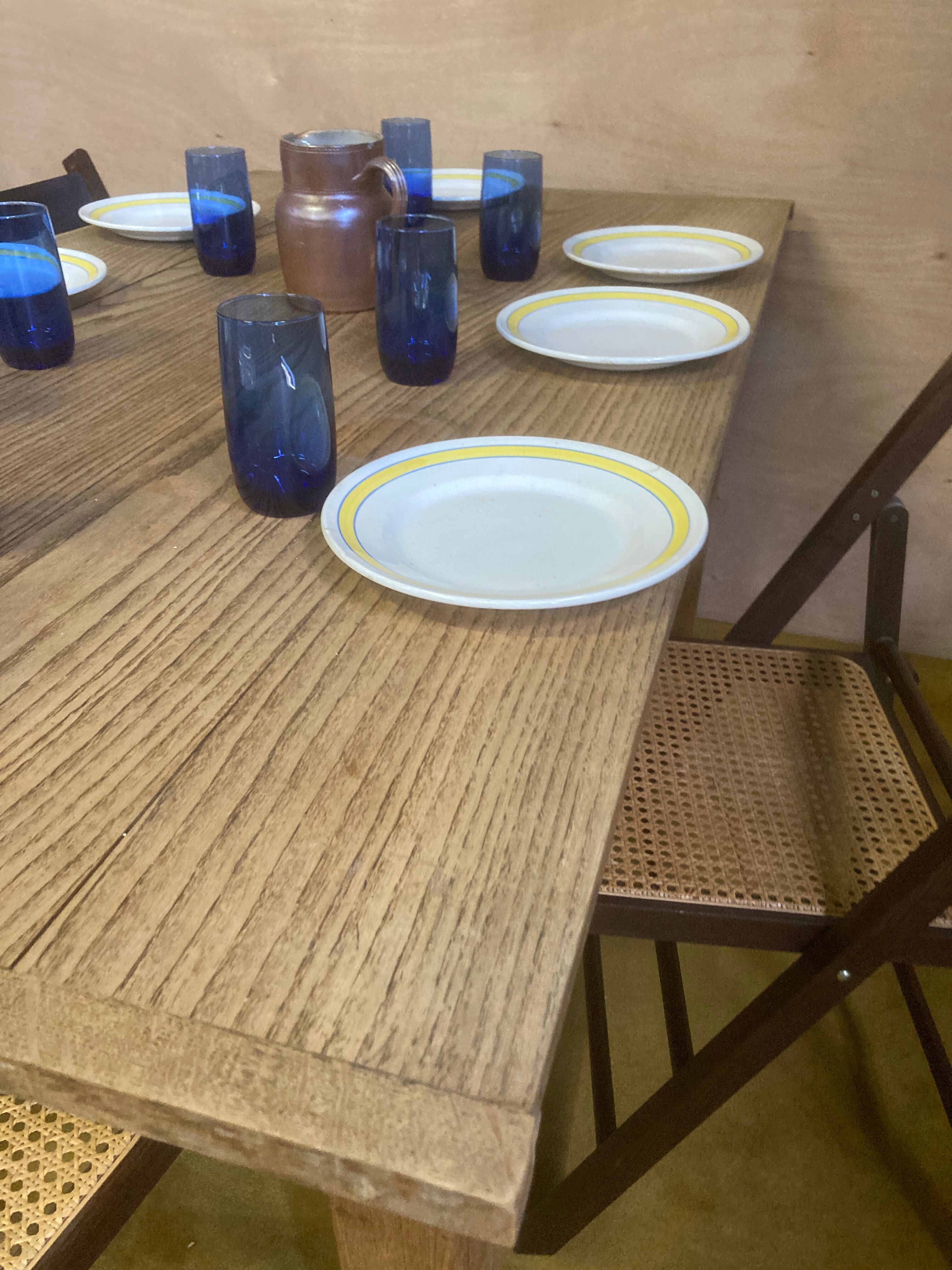 Table de campagne chêne