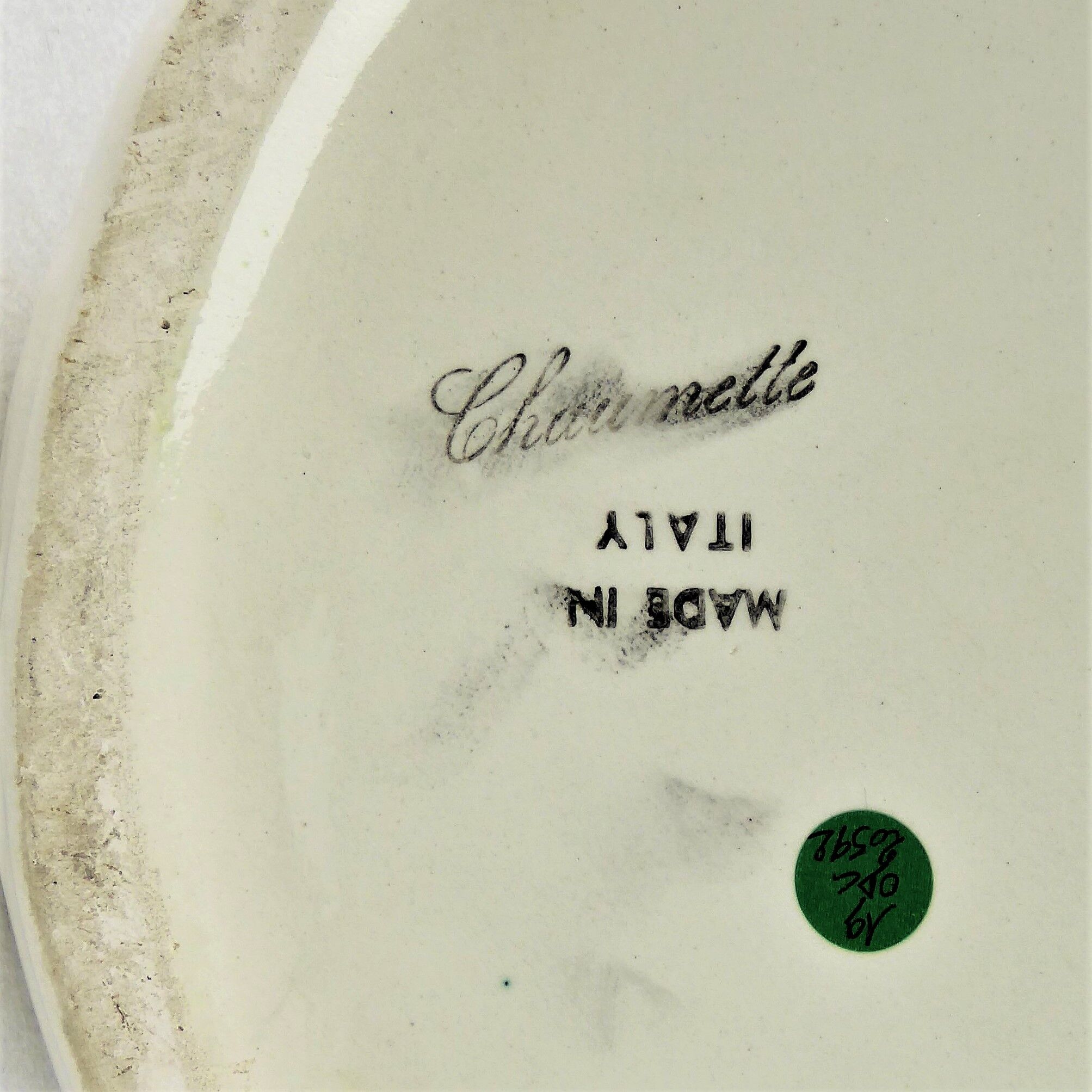 Grand Cache-pot-white vintage, Chaumette Italy, ceramics