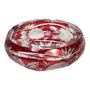 cendrier de cristal tallado