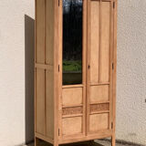 Parisian art deco cabinet 1930 raw wood