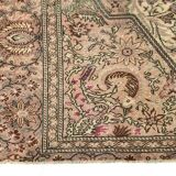 Brown & Cream Handmade Persian Rug, 196x260Cm