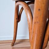 Turned wooden bistro chair, Fischel