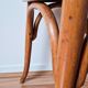 Turned wooden bistro chair, Fischel