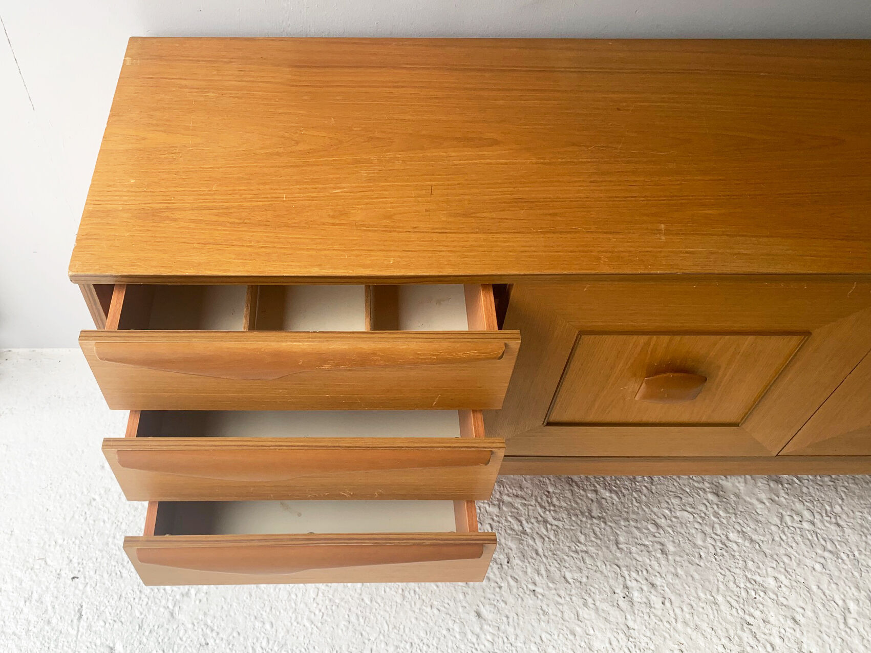 1970s mid century English ‘Stateroom’ sideboard by Stonehill