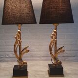 Pair of Deknudt lamps