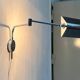 Mid-century Hollywood Regency chrome wall lamp by Florian Schulz for Interline, 1970s.