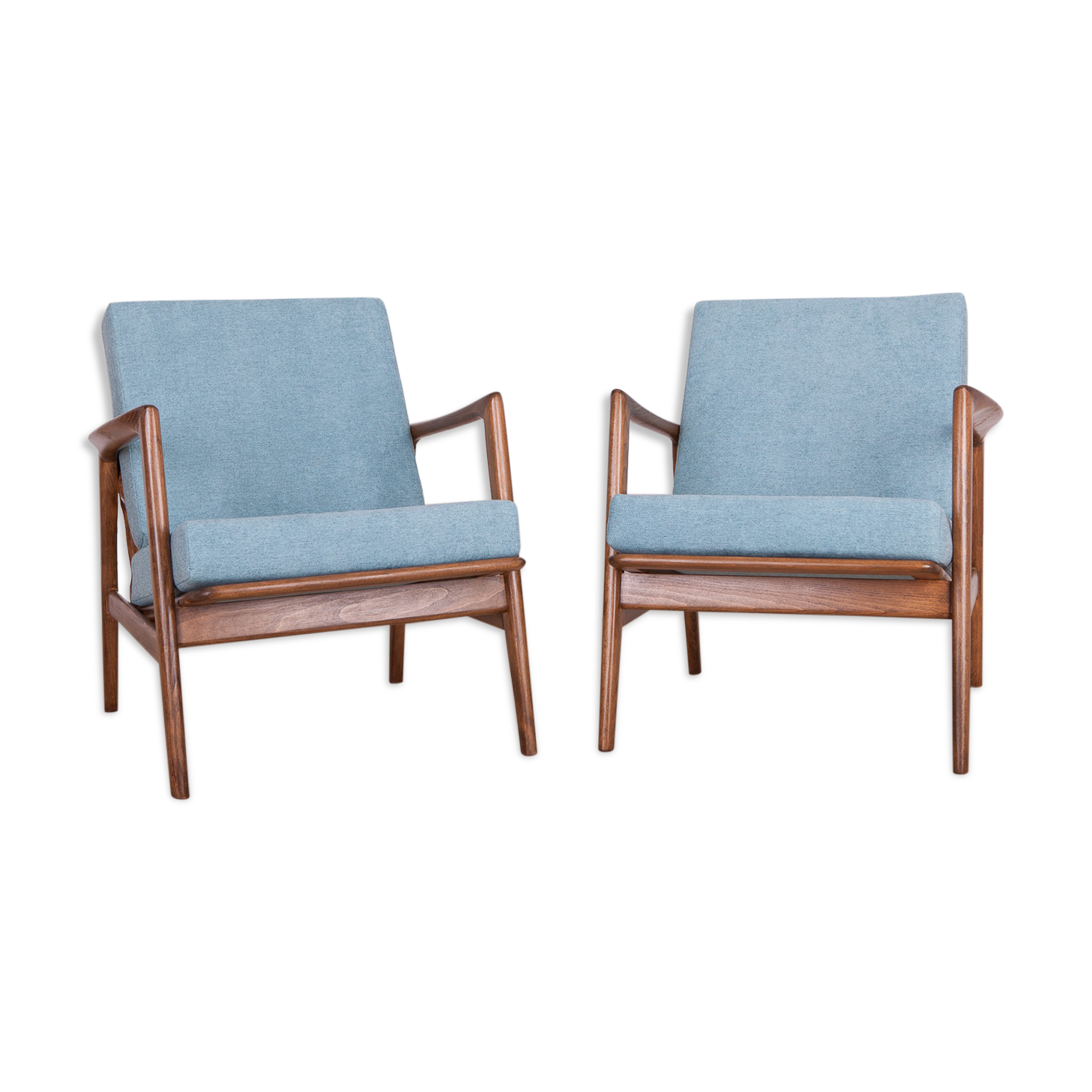 Armchairs 300-139 by Swarzędzka Factory, 1960s, Set of 2