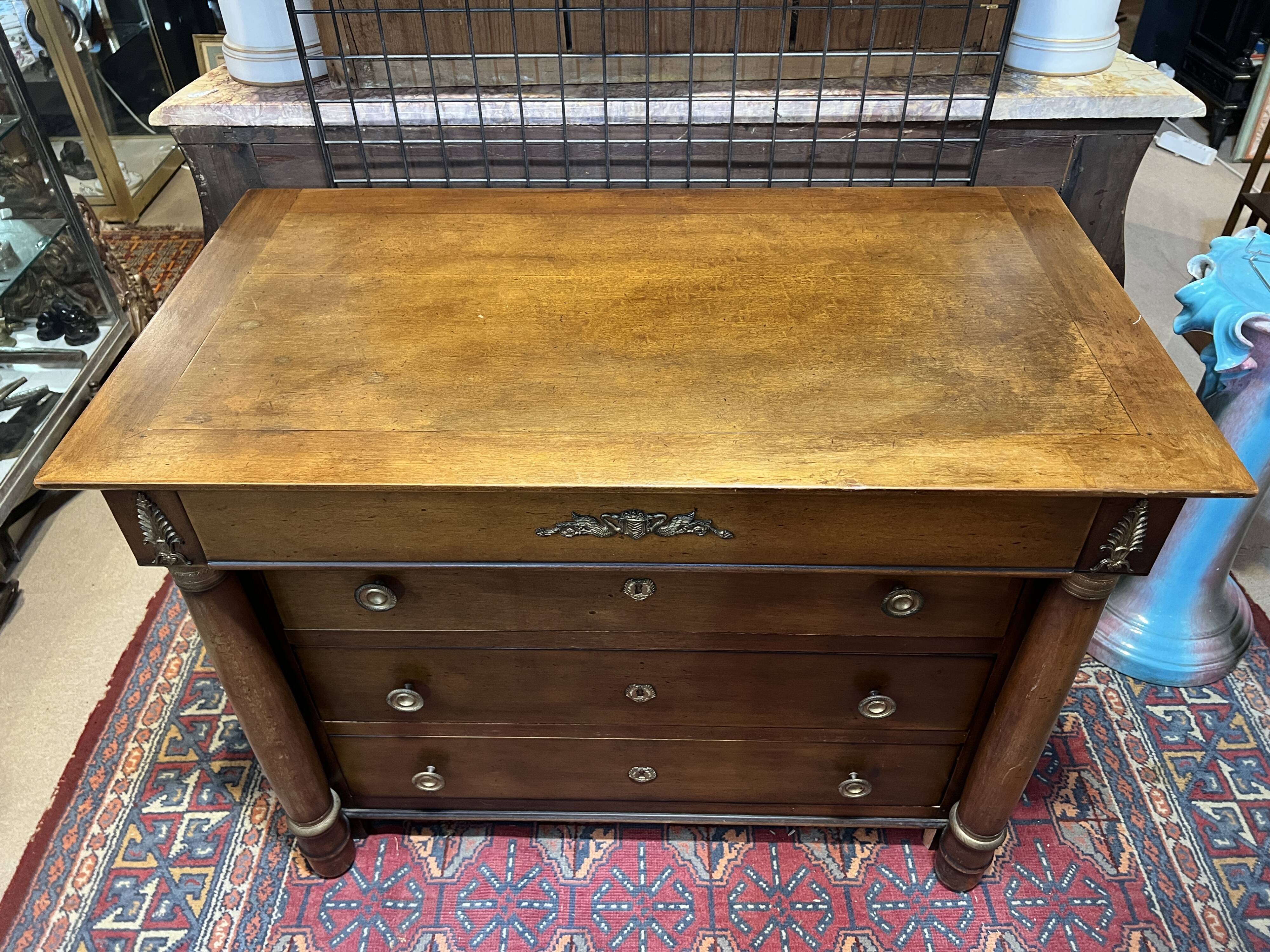 Empire-style commode with detached columns