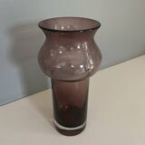 Swedish purple glass vase