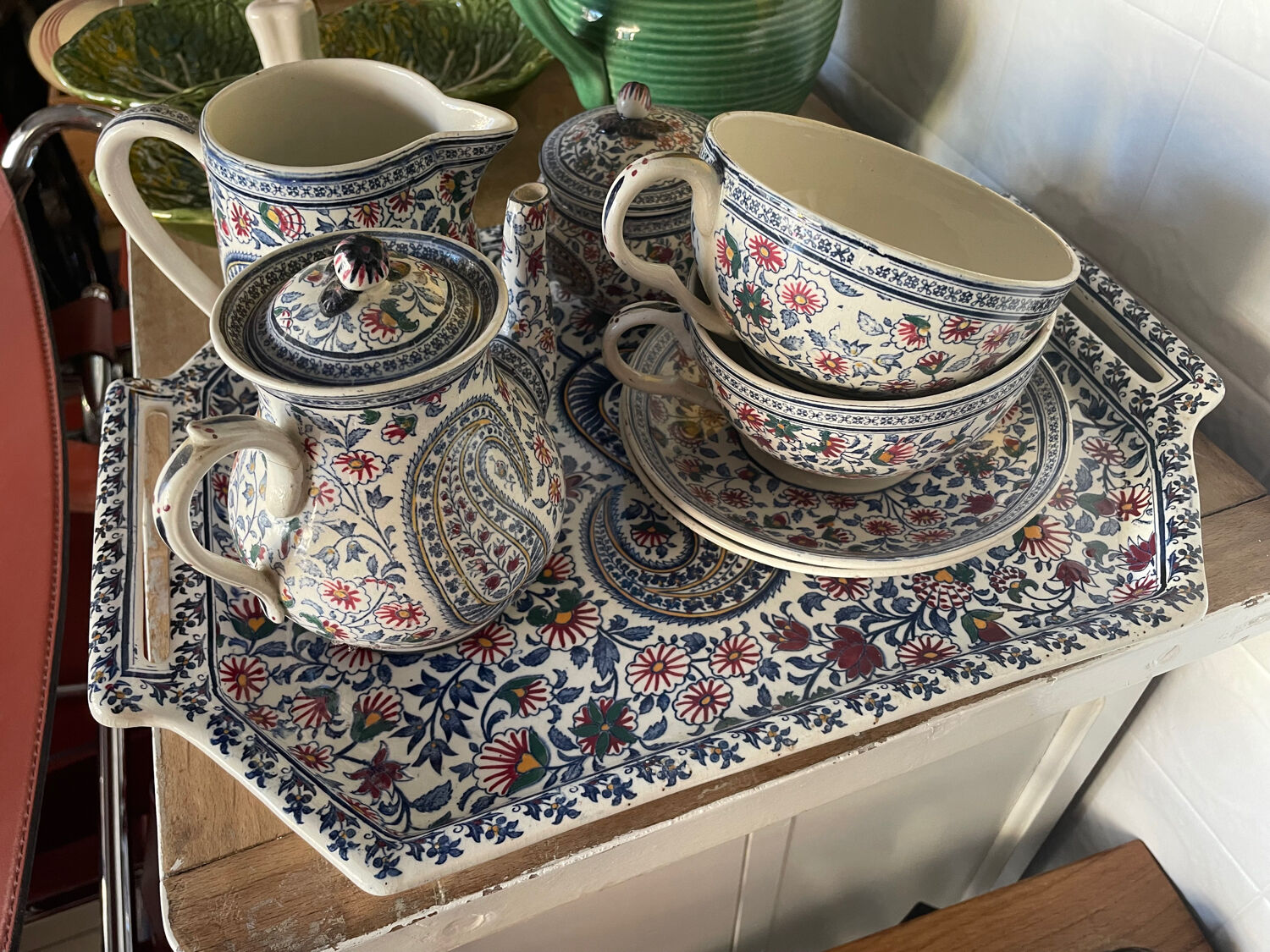 Coffee tea set - 8 pieces GIEN