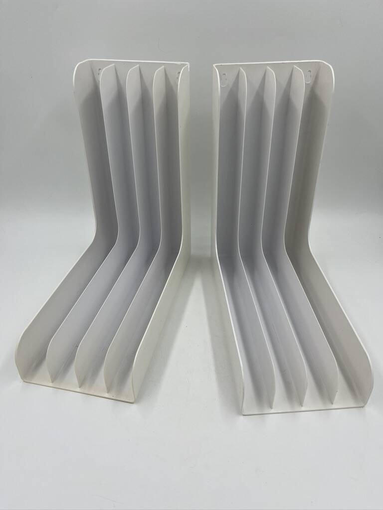 Set of white vinyl holders for 33T