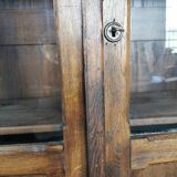 Library, wooden showcase