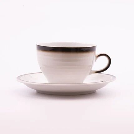 Set of 6 cups and saucers Winterling Bavaria - Retro Mid-Century design porcelain