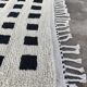 Handmade traditional Beni Ourain Berber rug, size 150 x 250 cm.