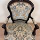 LXVI Style Cabriolet Armchair in Rosewood