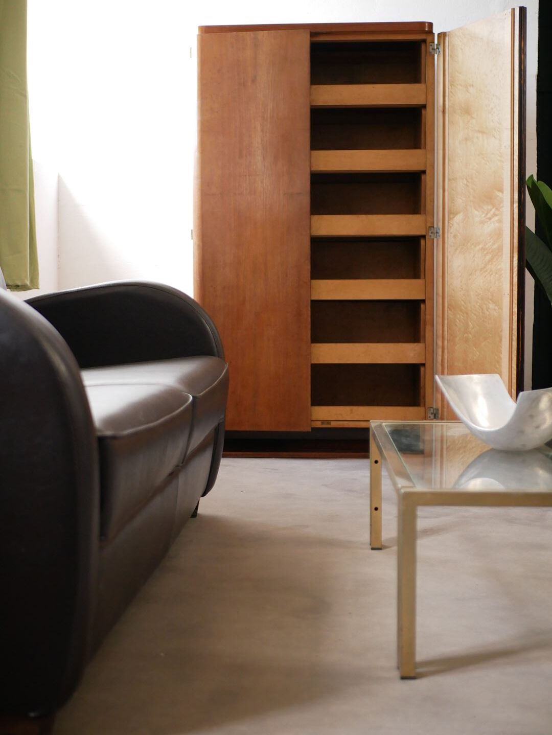 Art deco shoe cabinet