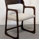 Series of 4 Baumann sled chairs from the 60-70s